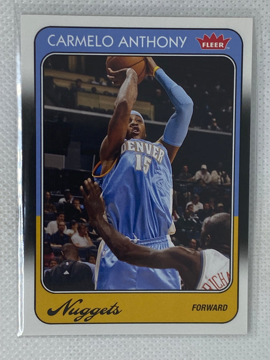 2008-09 Fleer 1988-89 Retro Carmelo Anthony #25 Denver Nuggets SSP