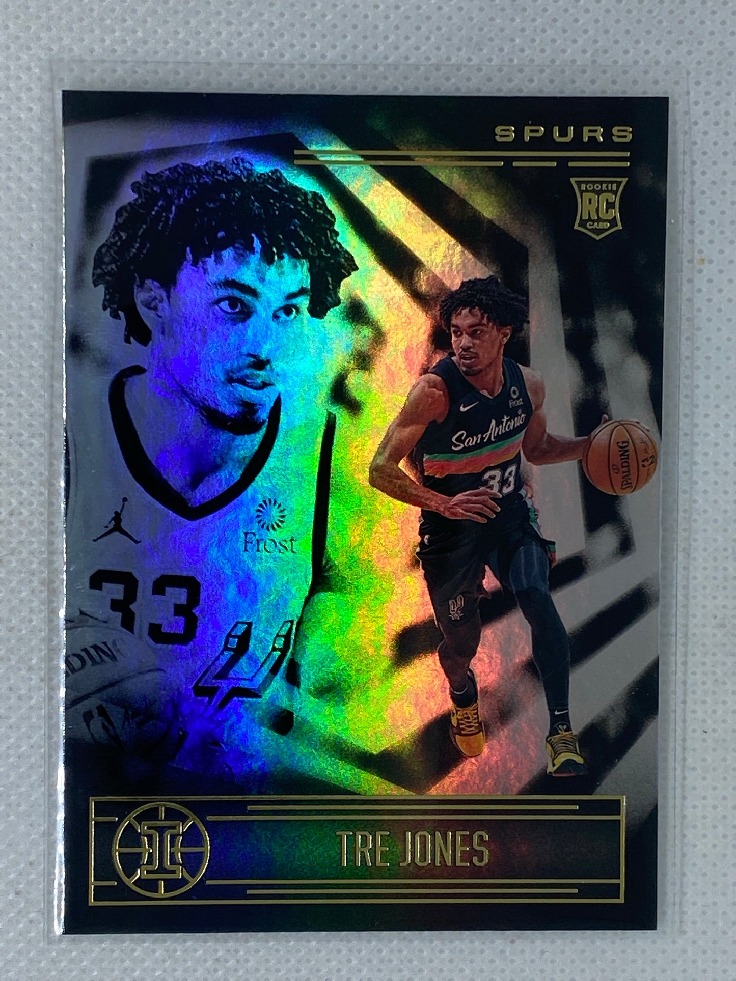 2020-21 Panini Basketball Illusions Tre Jones Rookie RC #198 San Antonio Spurs