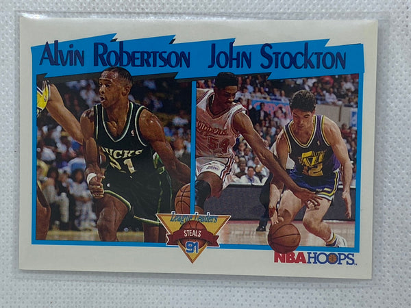 1991-92 Hoops Alvin Robertson/John Stockton #310