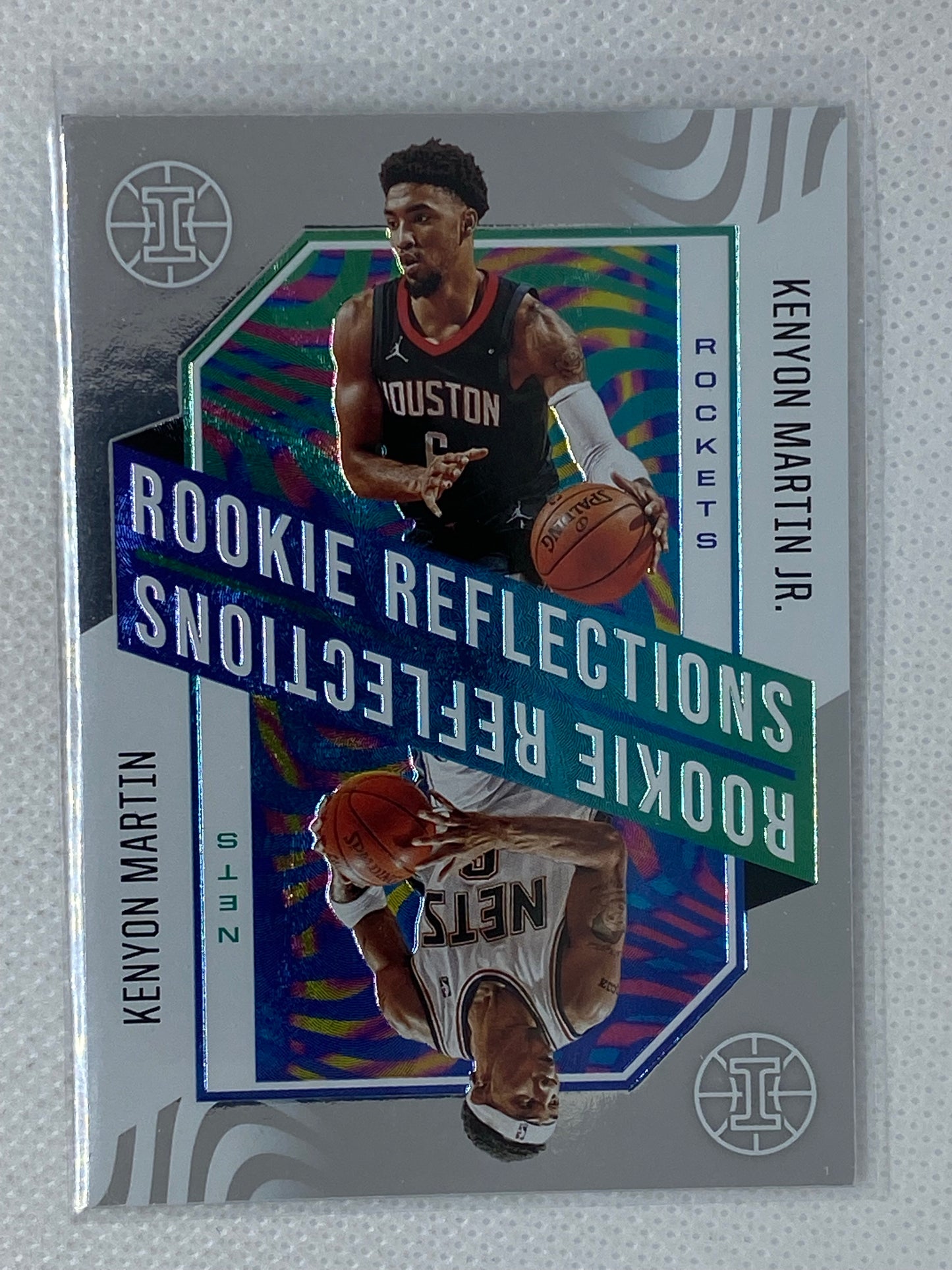 2020-21 Panini Illusions Rookie Reflections Kenyon Martin Jr/ Kenyon Martin #21