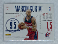 2014-15 Prestige Prestigious Posts Basketball Card #9 Marcin Gortat Wizards