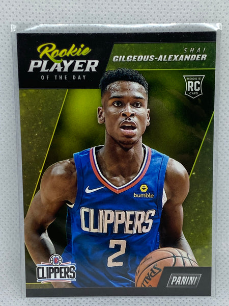 Shai Gilgeous-Alexander 2018-19 Panini Player of the Day RC #R8