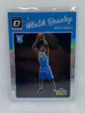 2016-17 Panini Donruss Optic Malik Beasley Rookie Prizm Silver Holo RC #166