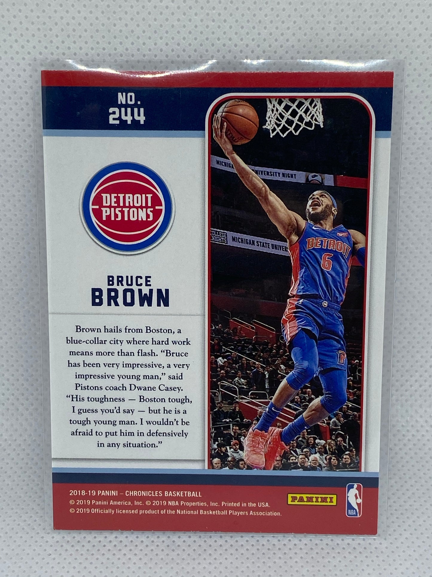 2018-19 Panini Chronicles Marquee Bruce Brown #244 RC