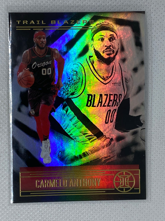 2020-21 Panini Illusions Carmelo Anthony Base #55 Portland Trail Blazers