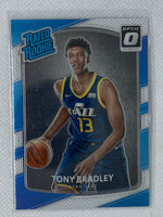 2017-18 Panini Donruss Optic Rated Rookie #173 Tony Bradley RC Utah Jazz