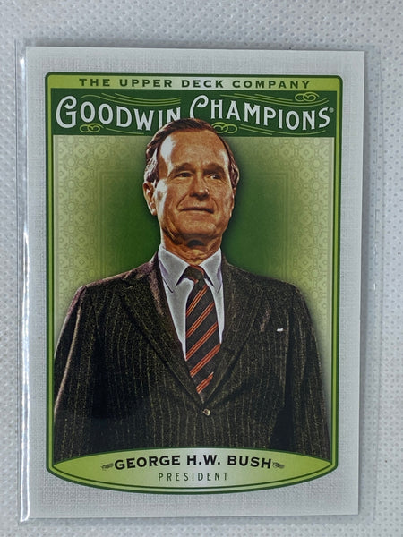 2019 Upper Deck Goodwin Champions #44 George H.W. Bush President Card