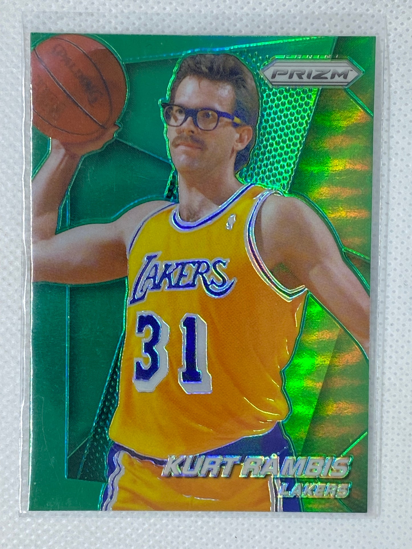 2014-15 Panini Prizm Prizms Green #222 Kurt Rambis