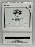 2019 NBA Hoops RJ Barrett Rookie RC Tribute #298 Holiday Snow Winter Purple SSP