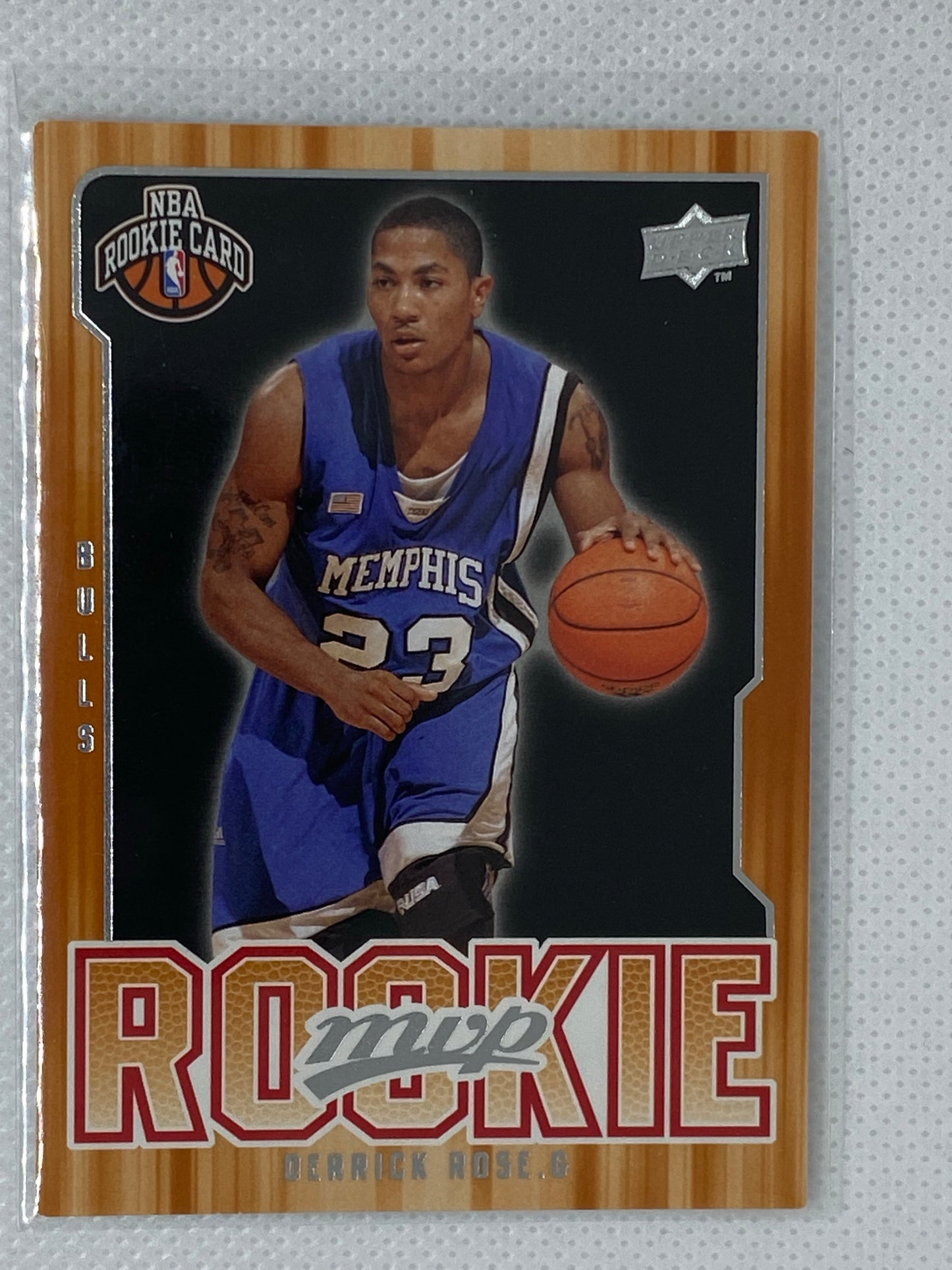 2008-09 Upper Deck MVP #201 Derrick Rose RC Rookie Bulls Pistons