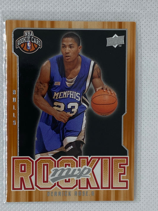 2008-09 Upper Deck MVP #201 Derrick Rose RC Rookie Bulls Pistons