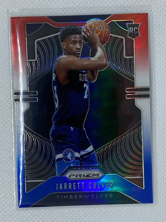 2019-20 Panini Prizm Jarrett Culver RWB RC Minnesota Timberwolves #252