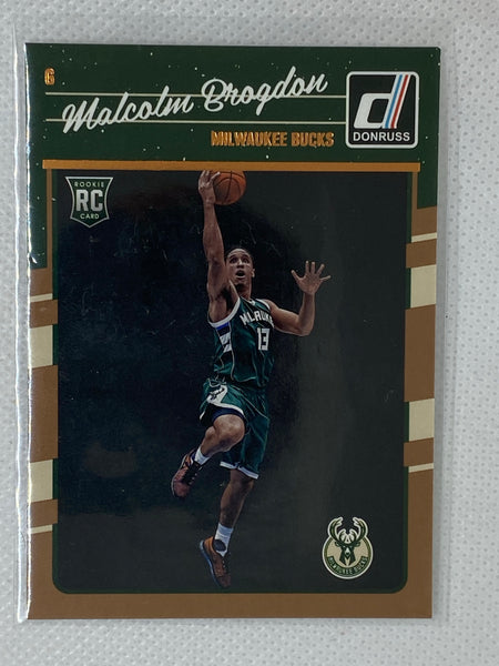 2016-17 Panini Donruss Basketball Malcolm Brogdon Rookie Card #179 PACERS