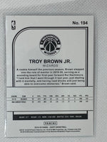 2019-20 Panini NBA Hoops Retail Purple 194 Troy Brown Jr