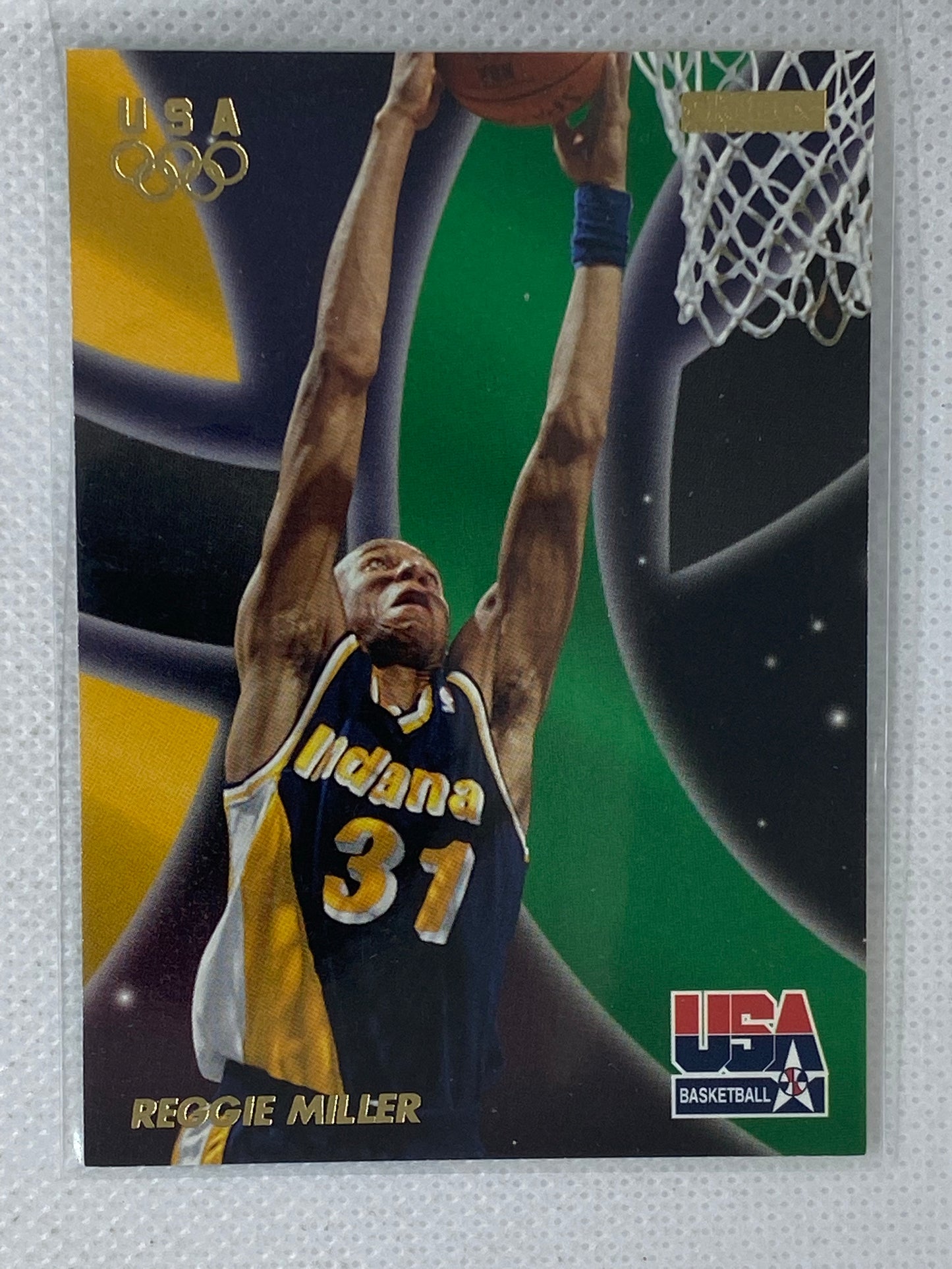 1996 Skybox USA Basketball Reggie Miller #34 HOF