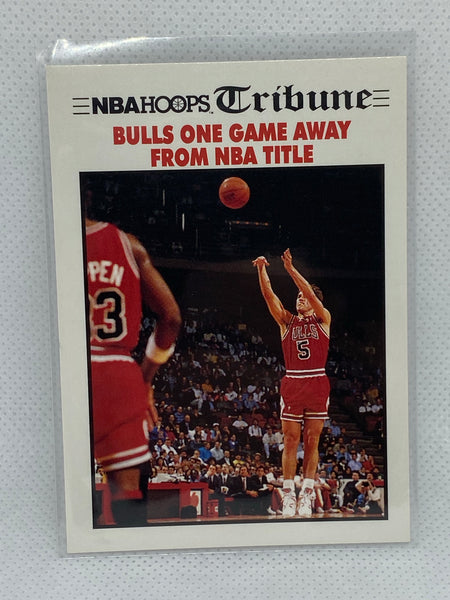 1991 NBA Hoops - Chicago Bulls #541 Tribune News – ARD Sports