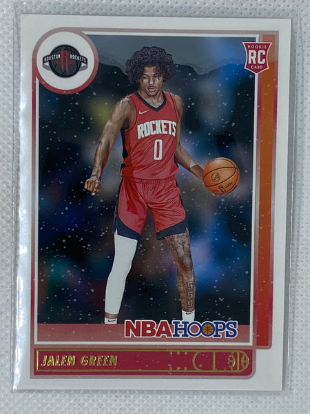 2021-22 Panini NBA Hoops Basketball Jalen Green RC #218 Winter Variation