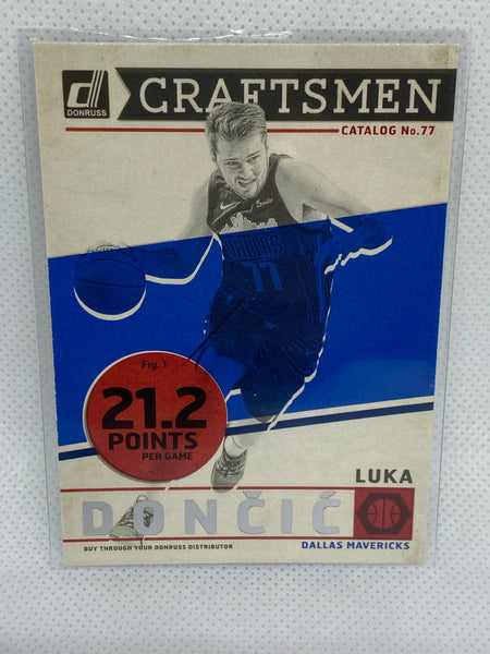 2019-20 Panini Donruss Basketball Craftsman #7 Luka Doncic