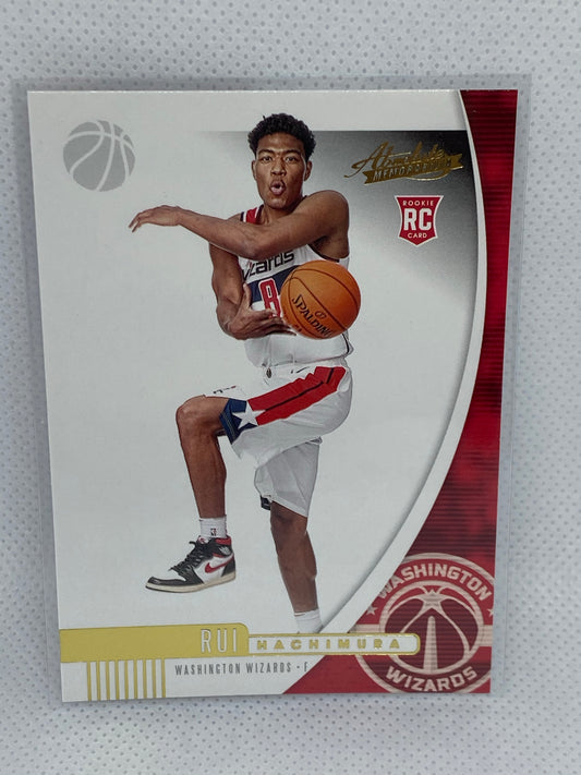 2019-20 Panini Absolute Memorabilia Rui Hachimura Wizards Rookie RC #40