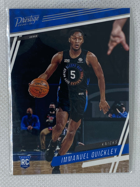 2020-21 Chronicles Immanuel Quickley Prestige RC Rookie #63 New York Knicks