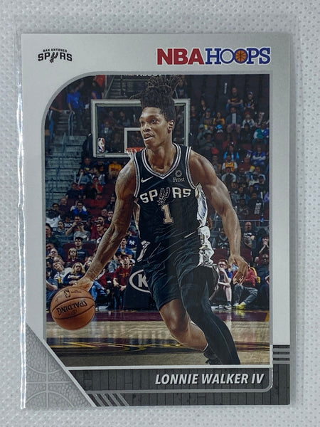 2019-20 Panini NBA Hoops Base #175 Lonnie Walker IV - San Antonio Spurs