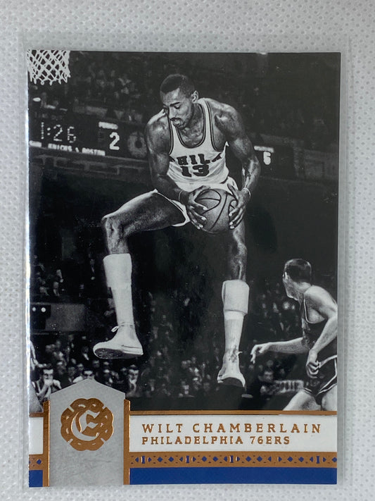 2016-17 Panini Excalibur Basketball Wilt Chamberlain Philadelphia 76ers #195