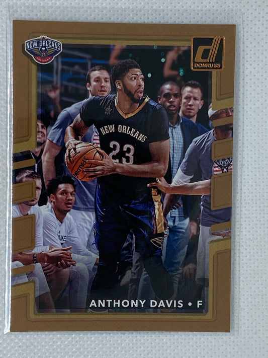 2017-18 Panini Donruss #91 Anthony Davis Pelicans