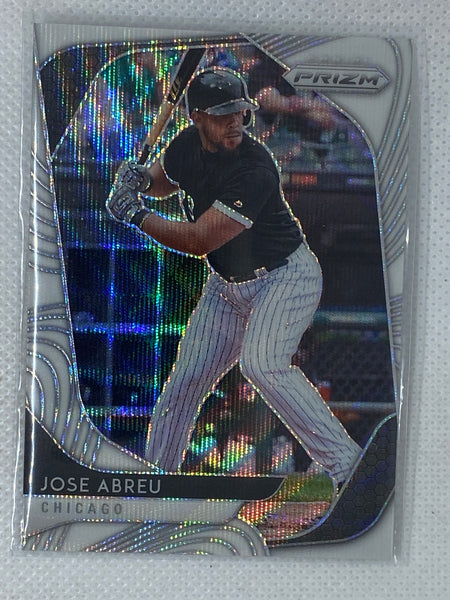 2020 Panini Prizm Jose Abreu White Wave Refractor SP #61 White Sox