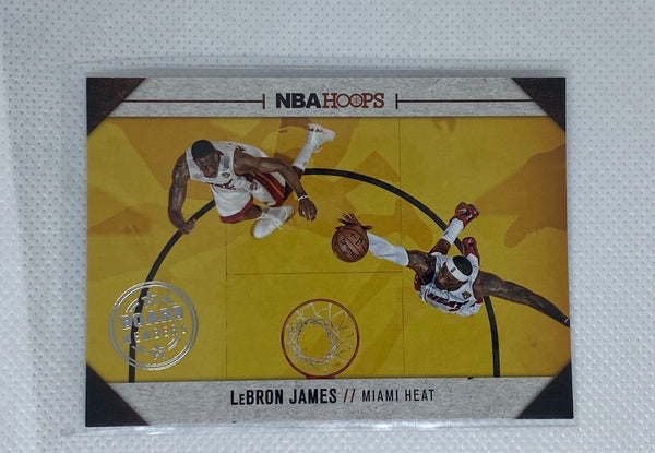 2013-14 Panini NBA Hoops Board Members Insert, LeBron James, Card #20, Heat