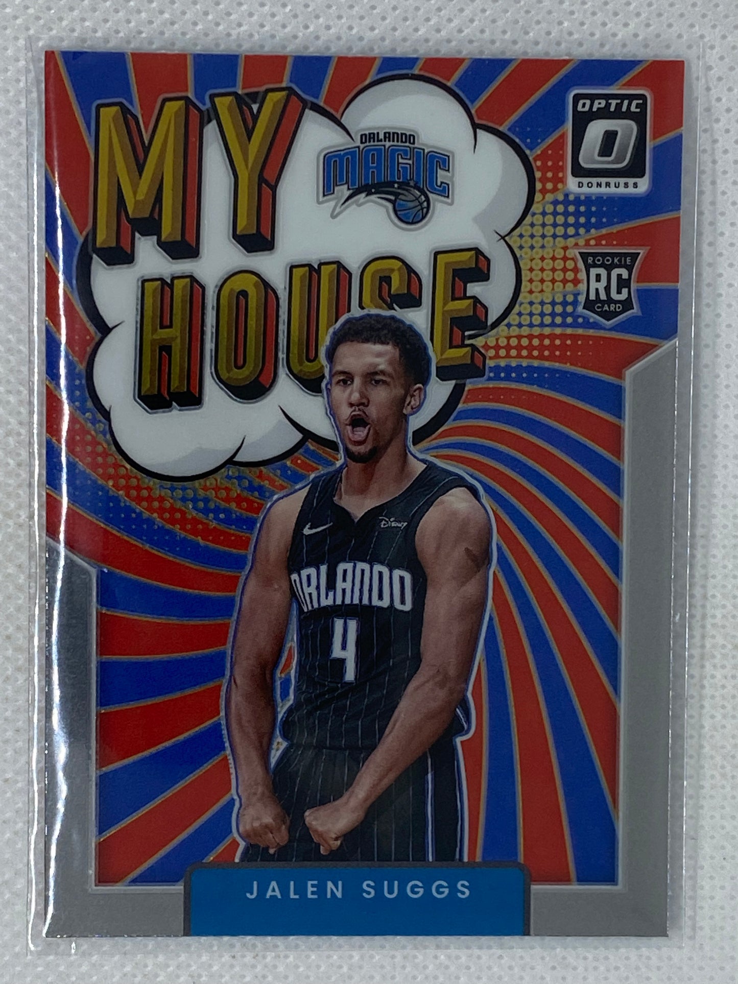 2021-22 Donruss Optic Jalen Suggs RC My House Insert Orlando Magic Rookie #20