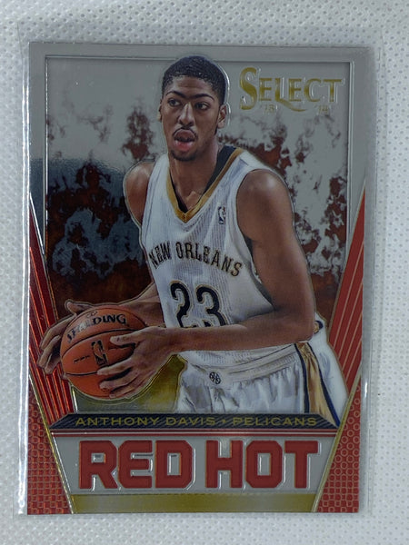 2013-14 Panini Select Anthony Davis Red Hot Insert #40 New Orleans Pelicans