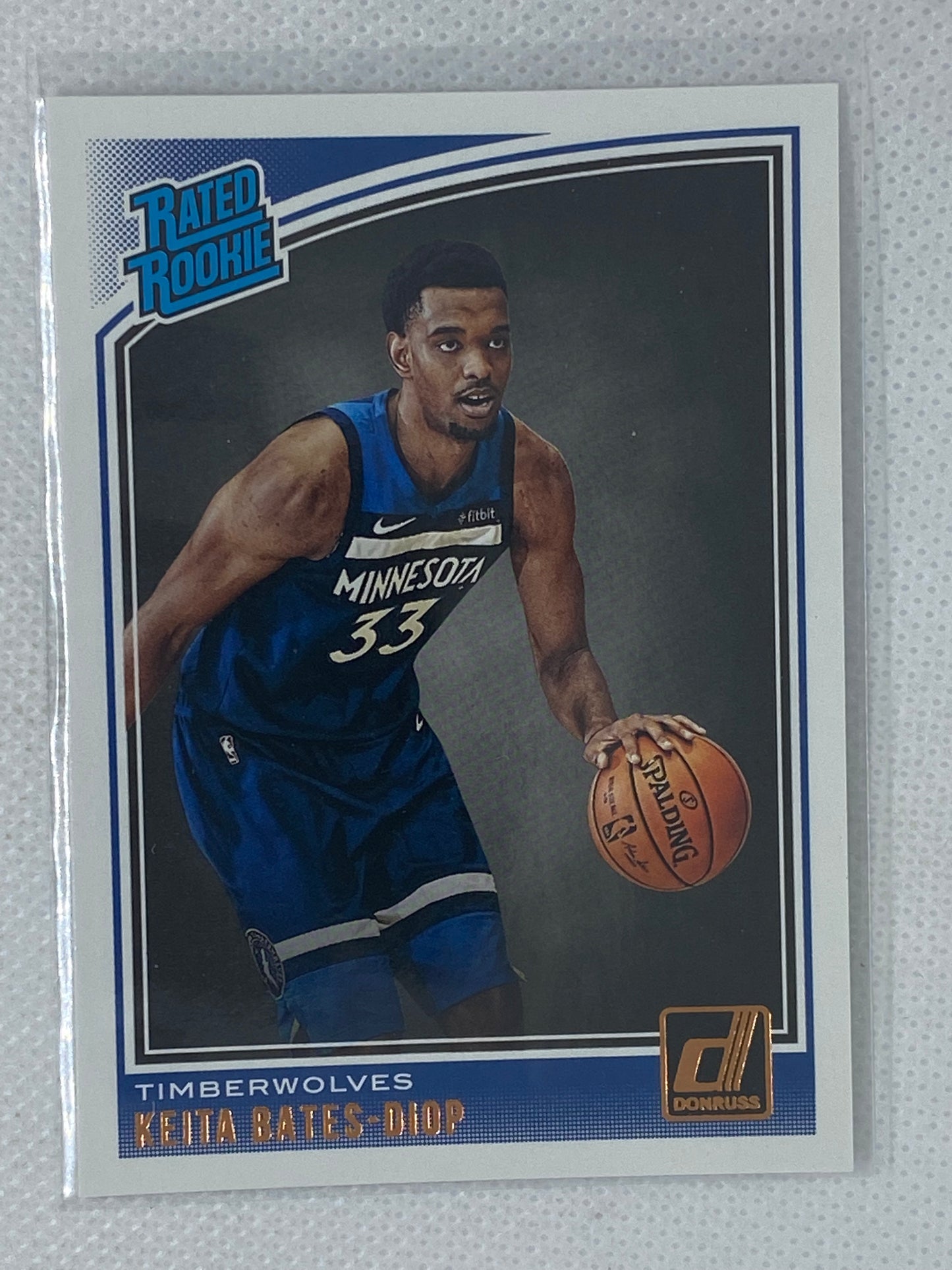 2018-19 Donruss Rated Rookie RC #191 Keita Bates-Diop Timberwolves