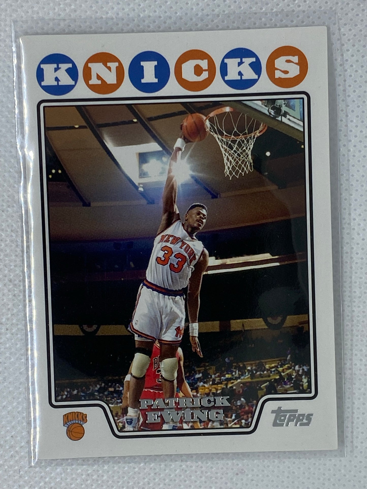 2008-09 Topps Basketball Card Patrick Ewing #193 New York Knicks