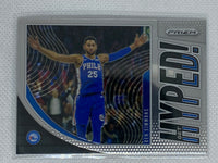 2019-20 Panini Prizm Basketball Get Hyped! #9 Ben Simmons