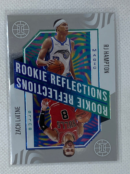 2020-21 Panini Illusions #19 RJ Hampton Zach LaVine Rookie Reflections Insert