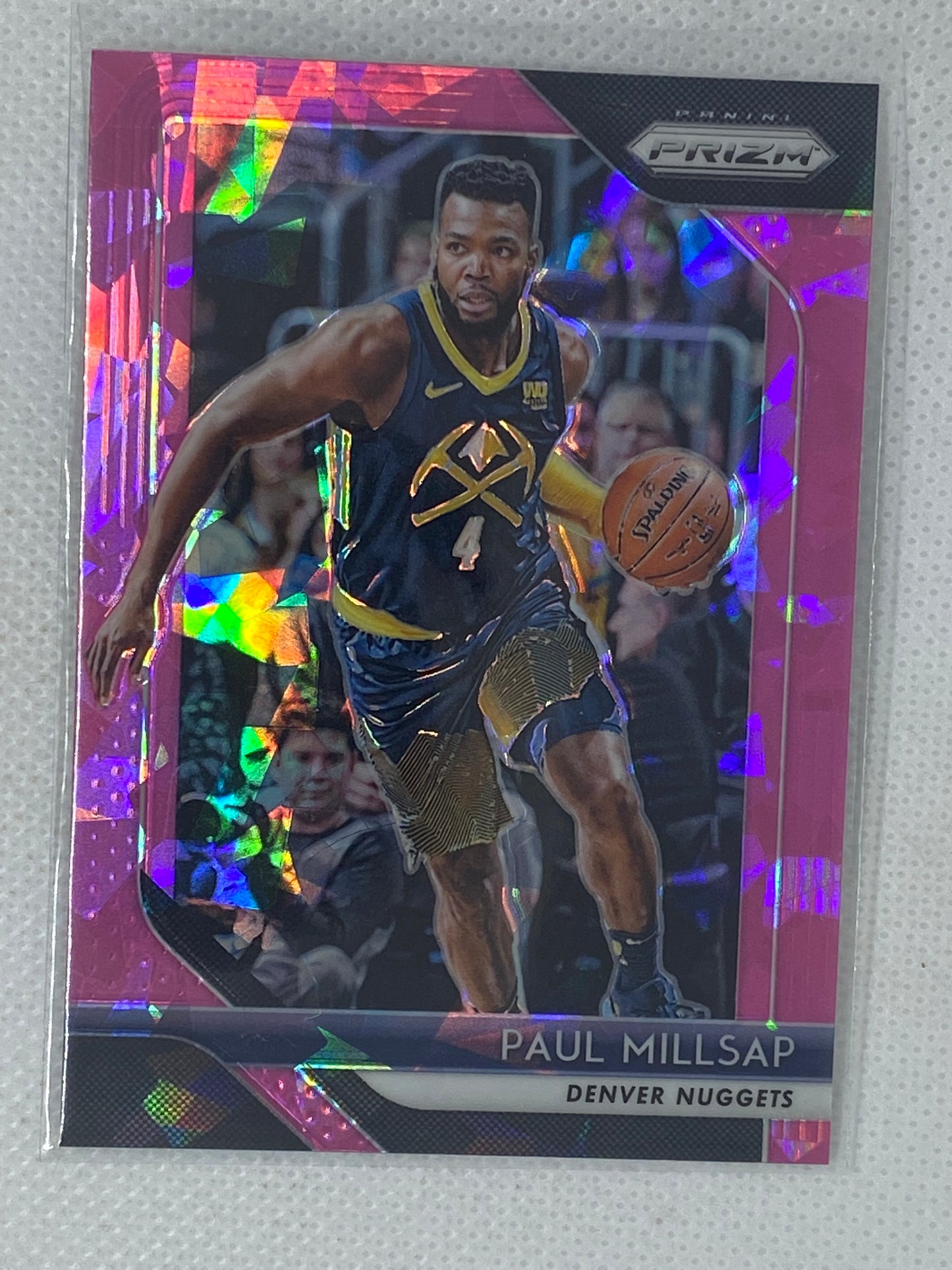 2018-19 Panini Prizm Pink Ice Prizm Paul Millsap #82