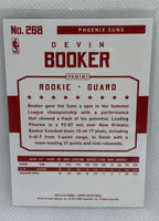 2015-16 Panini NBA Hoops Rookies Red Backs Devin Booker #268 Rookie