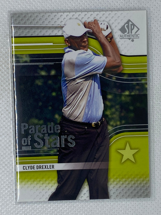 2012 Upper Deck SP Authentic Golf #65 Clyde Drexler Parade of Stars