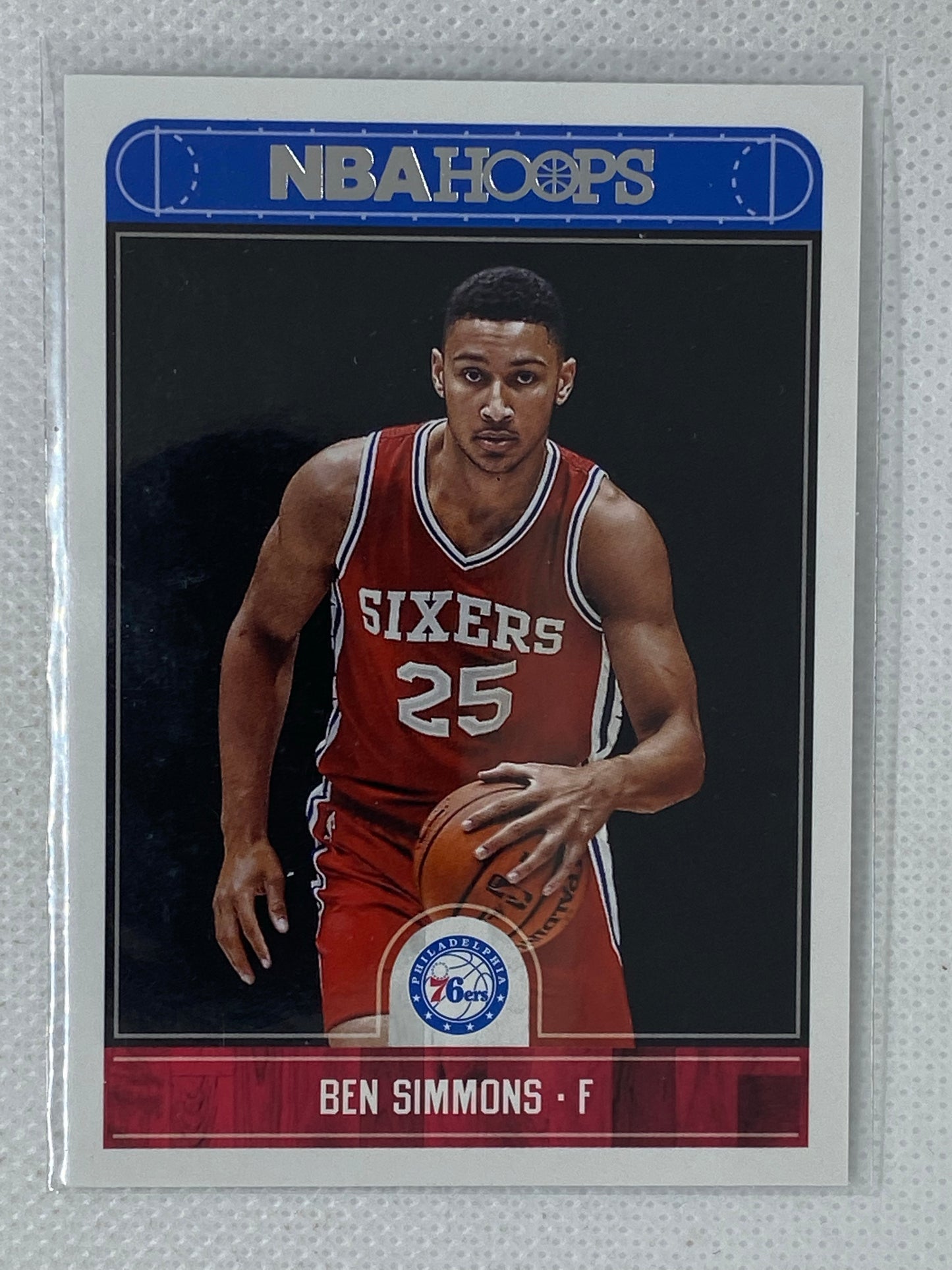 2017-18 Panini NBA Hoops Ben Simmons #2 Philadelphia 76ers NBA Card 🔥