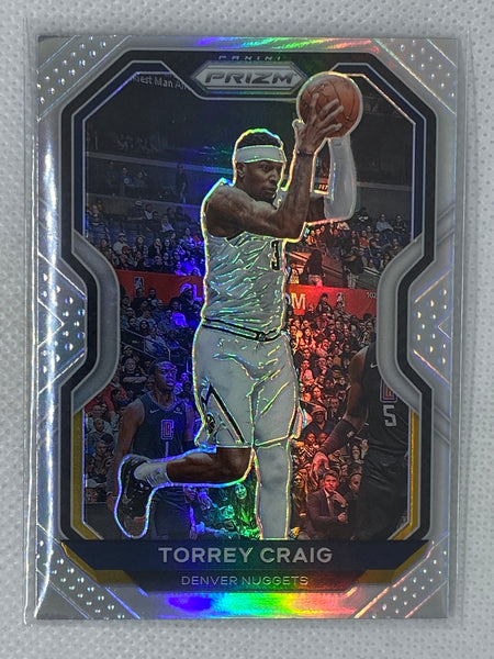 2020-21 Panini Prizm Silver Prizm Torrey Craig Denver Nuggets #7