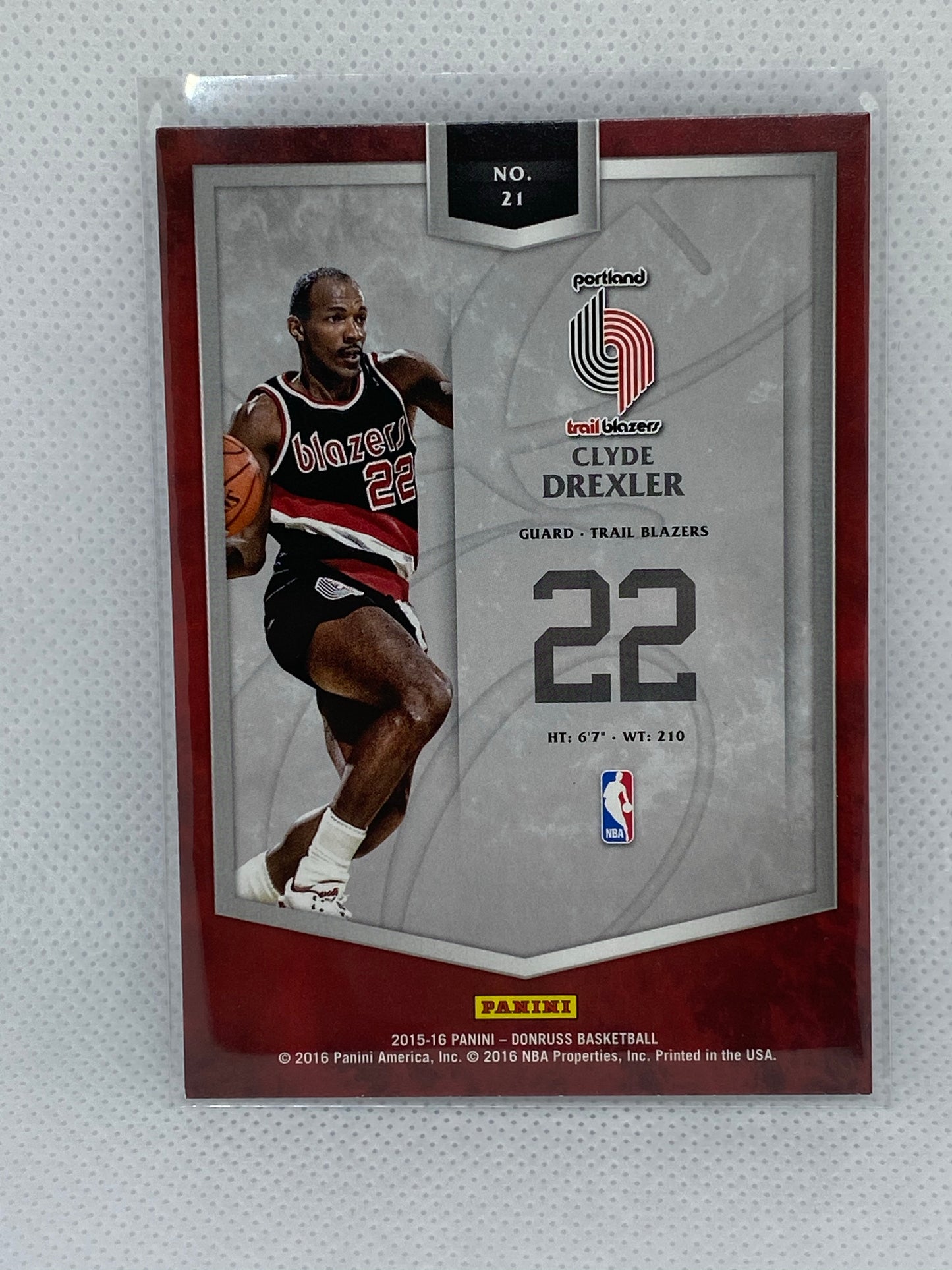 2015-16 Panini Elite Series Inserts #21 Clyde Drexler