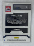 2020-21 Panini Donruss Optic Basketball T-minus Kawhi Leonard Purple #1