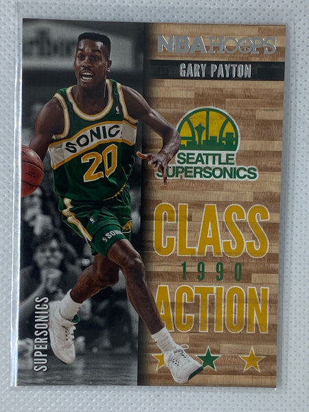 2013-14 Hoops GARY PAYTON Class Action insert card SONICS