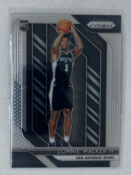 2018-19 Panini Prizm Basketball Lonnie Walker IV Rookie Card RC #251 SPURS