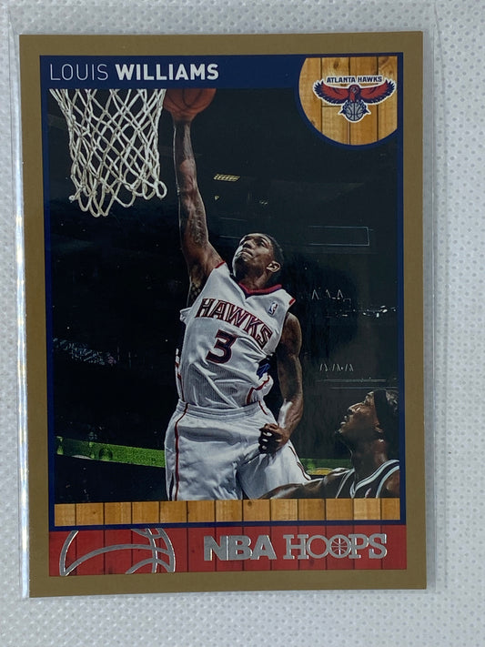 2013-14 Hoops Gold Atlanta Hawks Basketball Card #54 Louis Williams