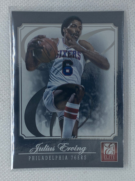 2012-13 Elite Philadelphia 76ers Basketball Card #181 Julius Erving