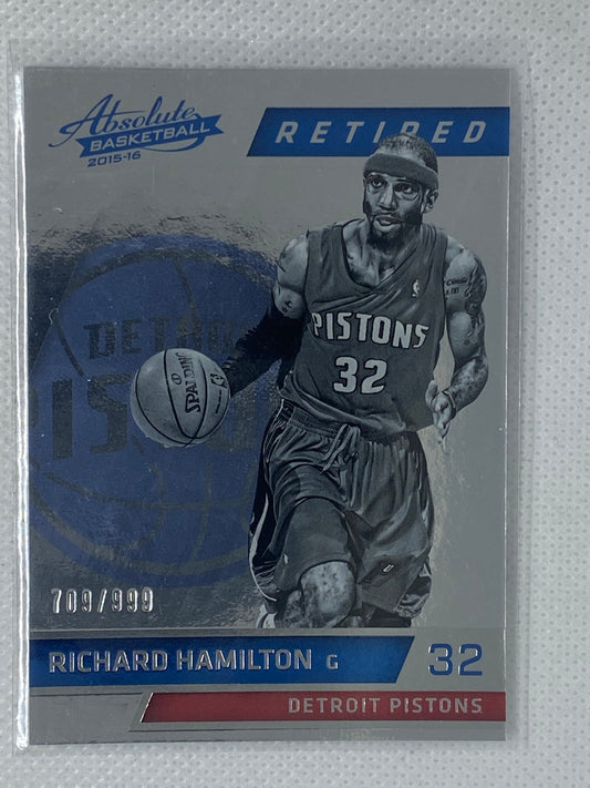 2015-16 Panini Absolute Retired /999 Richard Hamilton #160