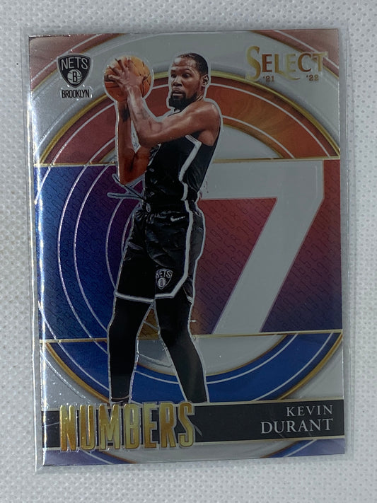 2021-22 Select Basketball Kevin Durant Numbers #18