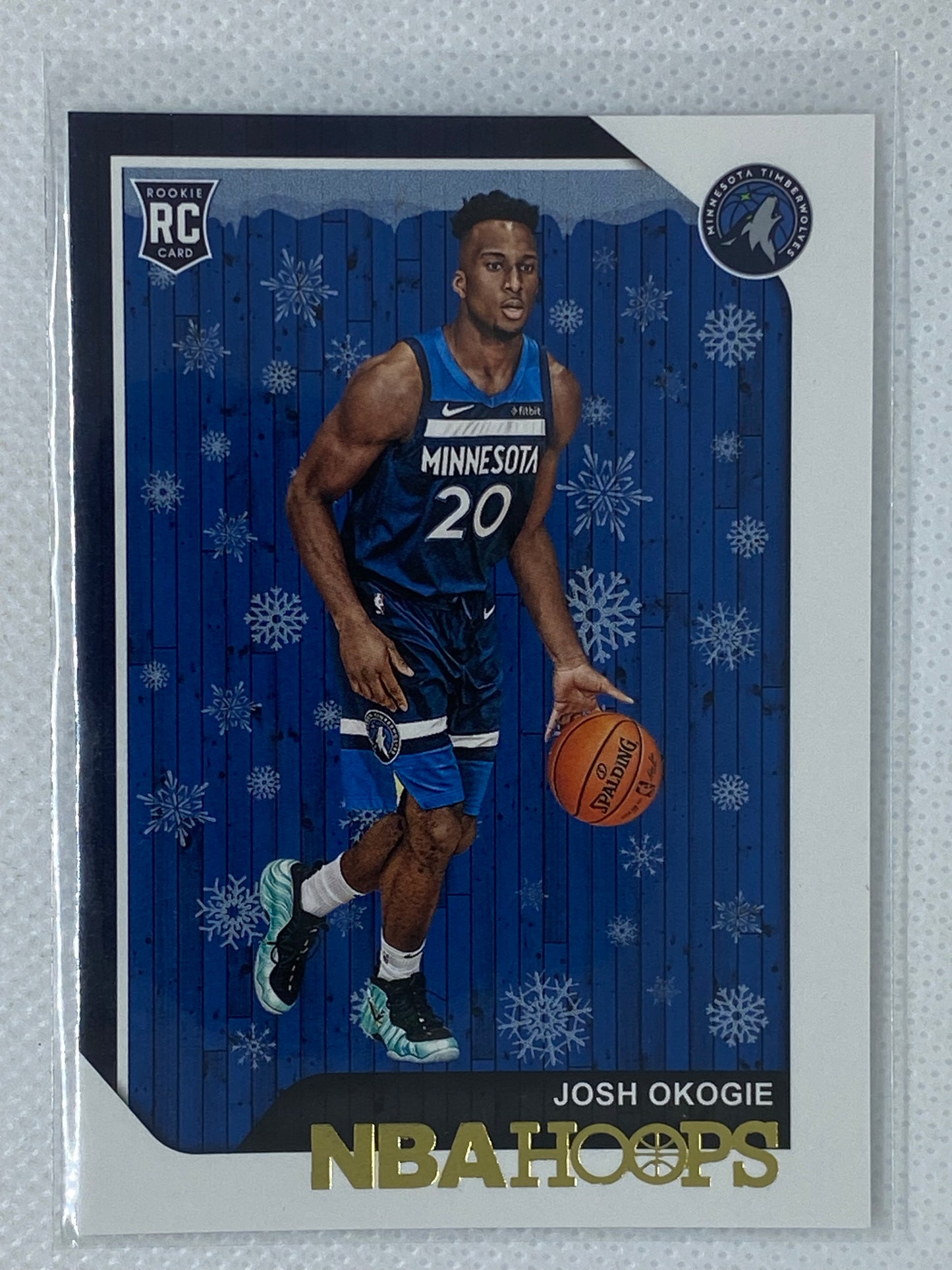 2018-19 Panini Hoops Winter #276 Josh Okogie RC - Minnesota Timberwolves