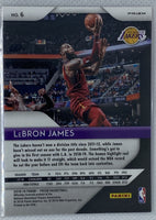 2018-19 Panini Prizm LeBron James Pink Cracked Ice Prizm Cavs/Lakers #6